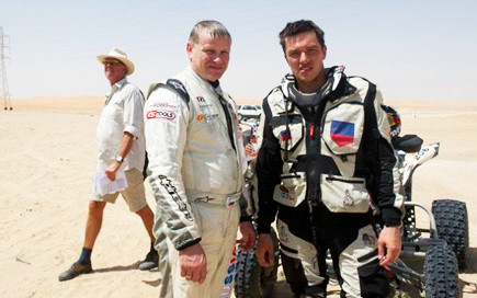 СЕРГЕЙ КАРЯКИН - СЕРЕБРЯНЫЙ ПРИЗЕР ABU DHABI DESERT CHALLENGE 2014