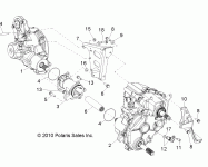 DRIVE TRAIN, GEARCASE, CARRIER MOUNTING