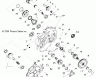 DRIVE TRAIN, MAIN GEARCASE INTERNALS 1