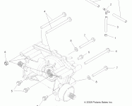 DRIVE TRAIN, MID GEARCASE MOUNTING