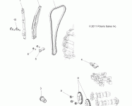 ENGINE, CAM CHAIN and SPROCKET