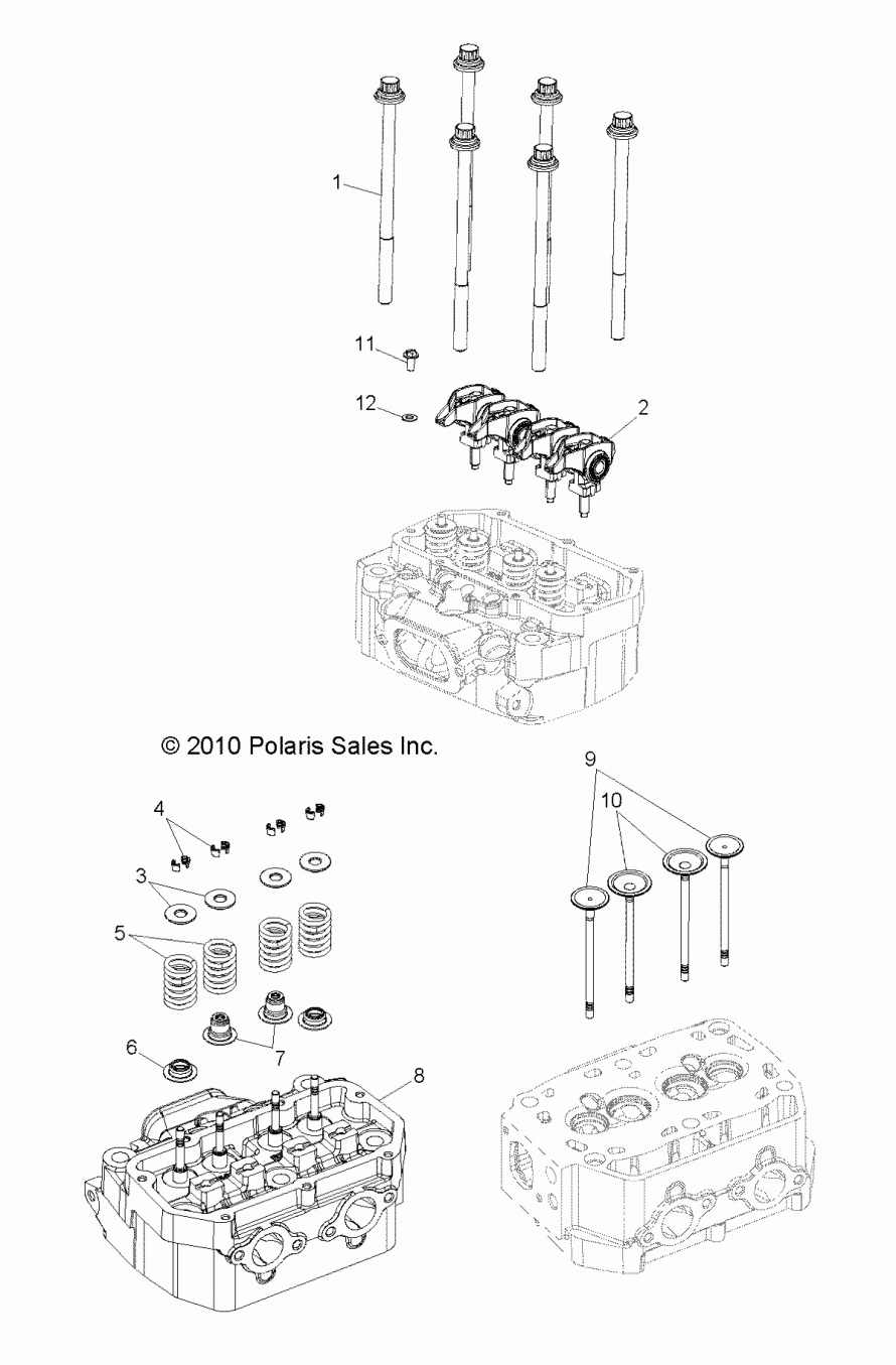 ДВИГАТЕЛЬ, ГАЗОРАСПРЕДЕЛИТЕЛЬНЫЙ МЕХАНИЗМ, КЛАПАНА