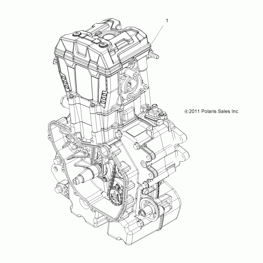 ENGINE, LONG BLOCK